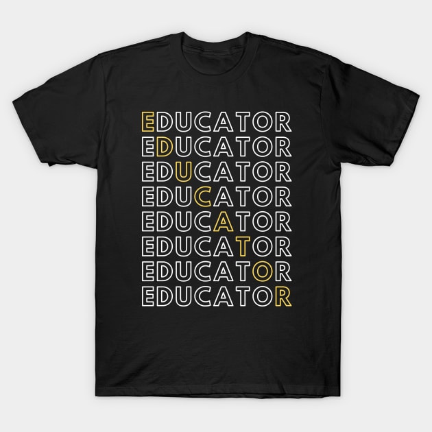 Educator Gift T-Shirt by François Belchior